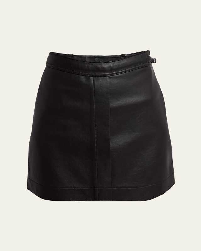 Blaze Leather Mini Skirt